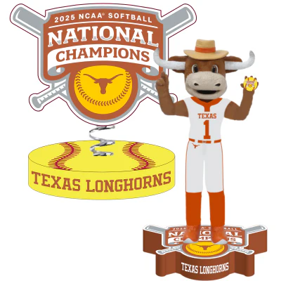 Texas Longhorns 2025 Softball National Champions Bobbleheads - Image 4