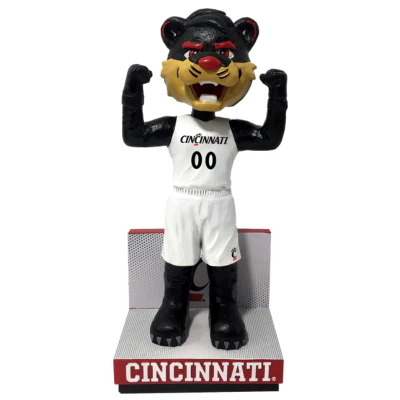 The Bearcat Cincinnati Bearcats Mascot Bobbleheads - Image 4