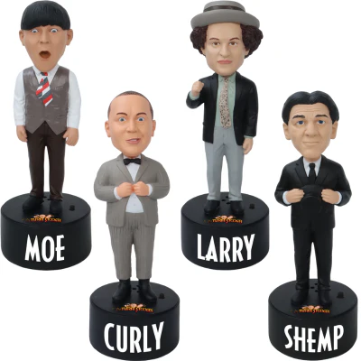 The Three Stooges Talking Bobbleheads - Image 6