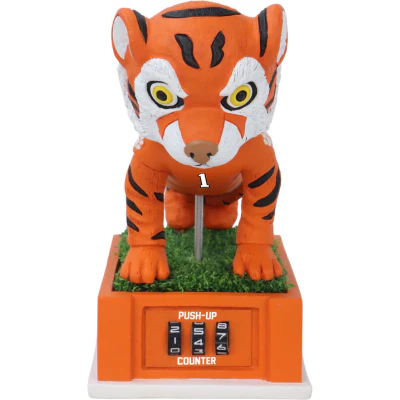 The Tiger Clemson Tigers Mascot Push-Up Counter Bobblehead - Image 2