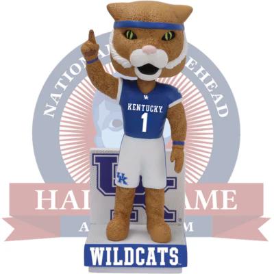 The Wildcat Kentucky Wildcats Mascot Football Jersey Bobblehead