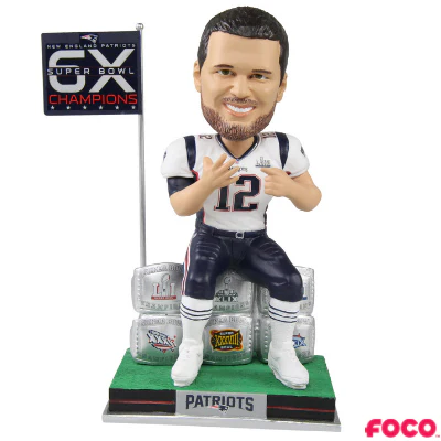Tom Brady Super Bowl Moments Bobbleheads - Image 10