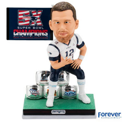 Tom Brady Super Bowl Moments Bobbleheads - Image 8