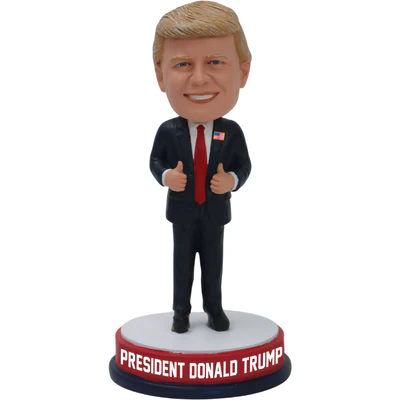 President Donald Trump Thumbs Up Mini Bobblehead - Image 2