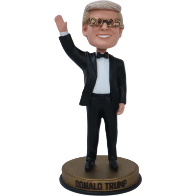 Donald Trump Happy New Year 2025 Bobblehead - Image 2
