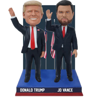Donald Trump and JD Vance Election Night Victory Dual Bobblehead (Presale) - Image 2