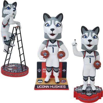 UConn Huskies 2024 NCAA Men's Basketball National Champions Bobbleheads - Image 5