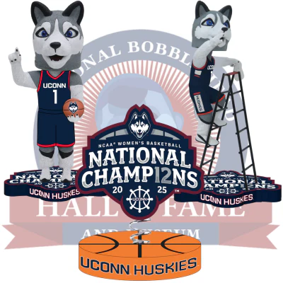 UConn Huskies 2025 NCAA Women's Basketball National Champions Bobbleheads