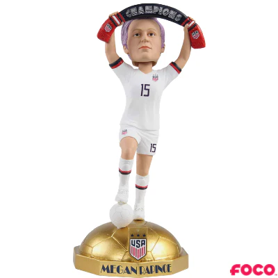 U.S. Women's Soccer National Team 2019 World Cup Champions Bobbleheads - Image 6