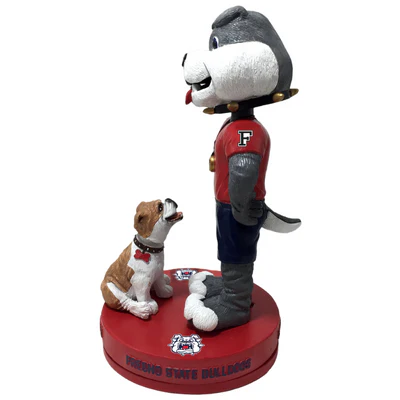 Victor E. Bulldog III and TimeOut Fresno State Bulldogs Bobbleheads - Image 3