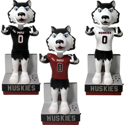 Victor E. Huskie Northern Illinois Huskies Fight Song Mascot Bobbleheads - Image 5