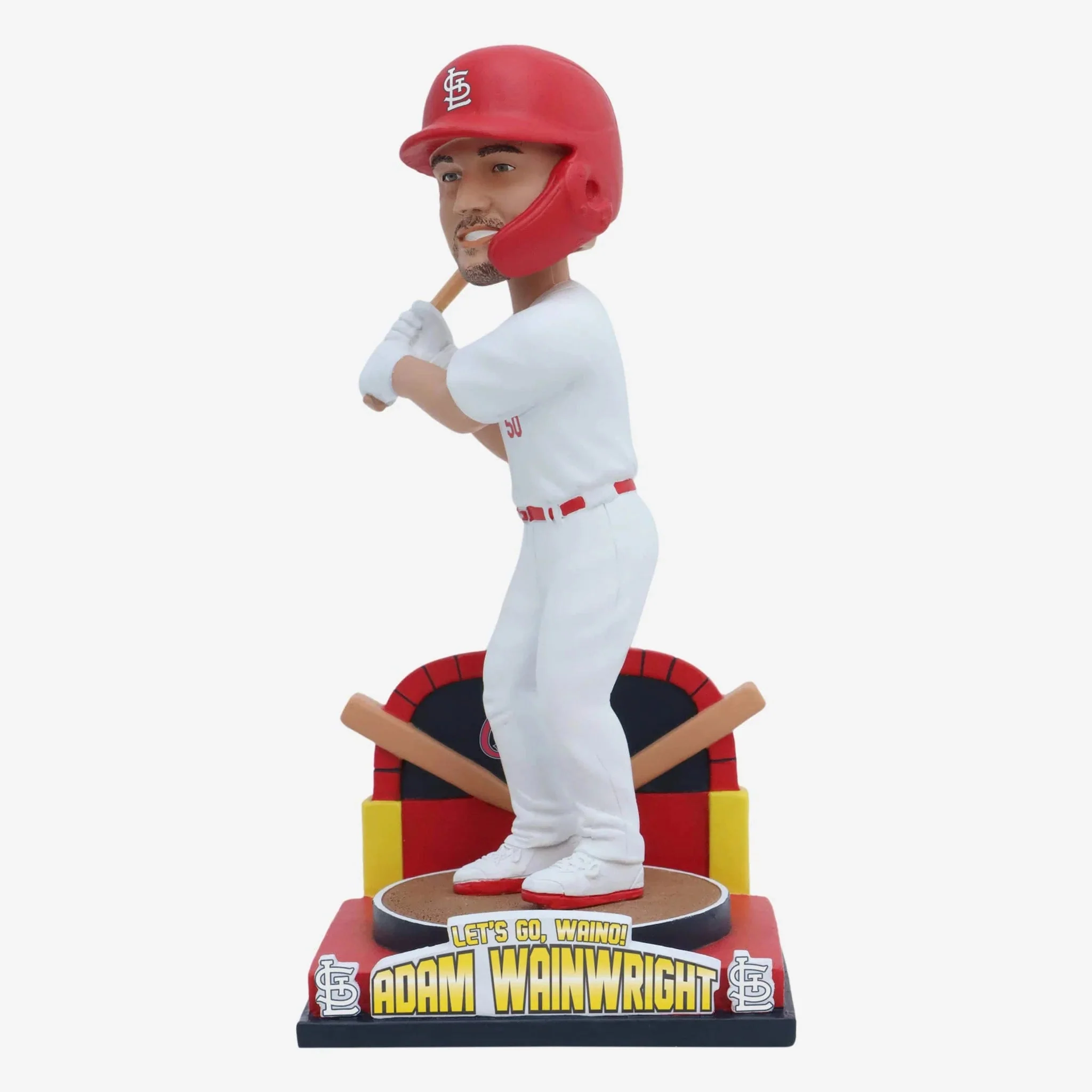 Adam Wainwright St. Louis Cardinals Final Career At Bat MLB Baseball Bobblehead