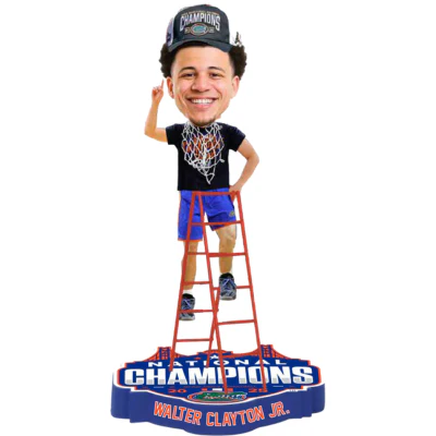 Walter Clayton Jr. Florida Gators 2025 NCAA Men's Basketball National Champions Bobbleheads (Presale) - Image 2