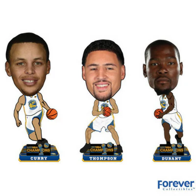 Golden State Warriors 2017 NBA Champions Bobbleheads - Image 10