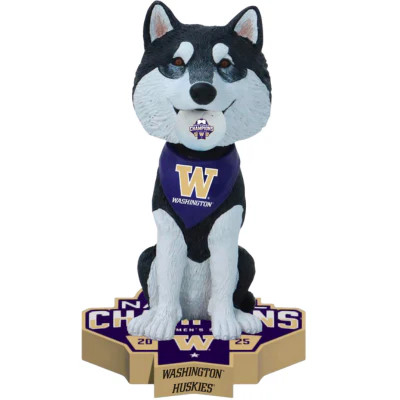 Washington Huskies 2025 NCAA Men's Soccer National Champions Bobblehead Set (Presale) - Image 4