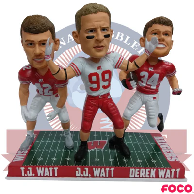 Watt Brothers Wisconsin Badgers Bobblehead
