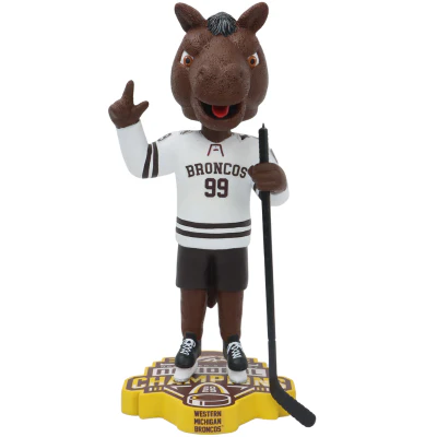 Western Michigan Broncos 2025 NCAA Men's Hockey National Champions Bobbleheads - Image 2