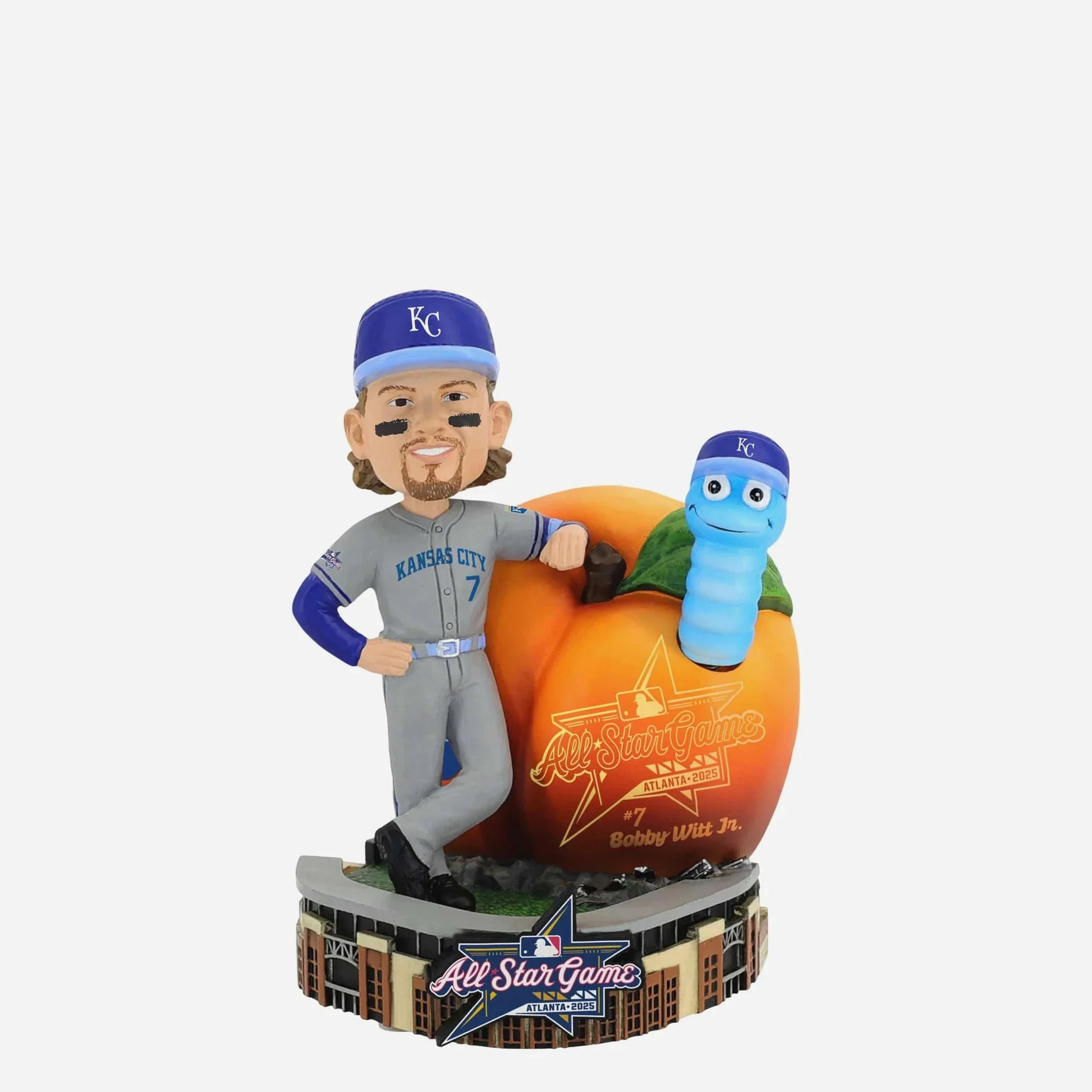 Bobby Witt Jr. Kansas City Royals 2025 MLB All-Star Game Peach Dual MLB Bobblehead