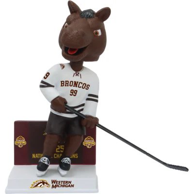 Western Michigan Broncos 2025 NCAA Men's Hockey National Champions Scoreboard Bobblehead - Image 2