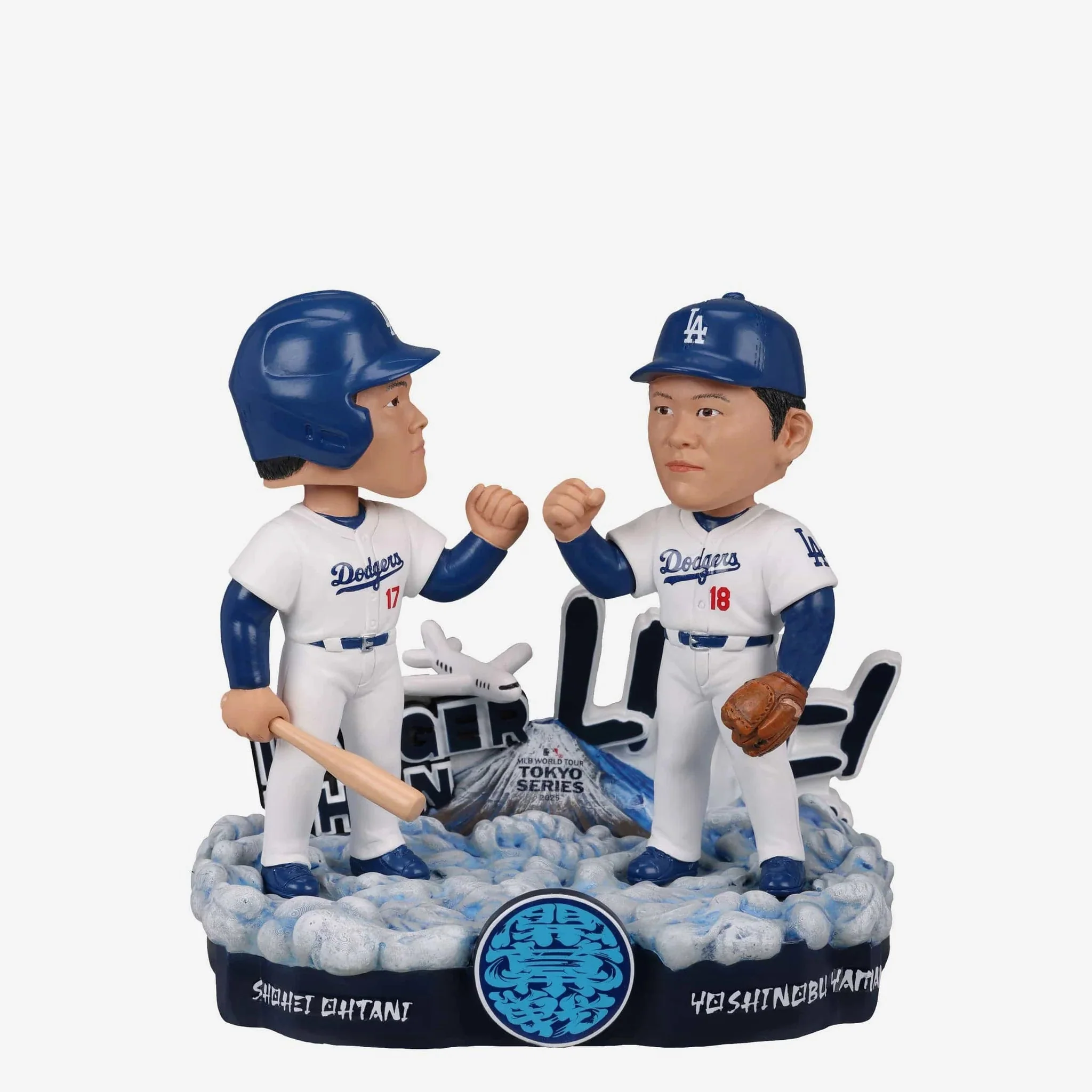 Shohei Ohtani & Yoshinobu Yamamoto Los Angeles Dodgers 2025 Tokyo Series Dual MLB Bobblehead