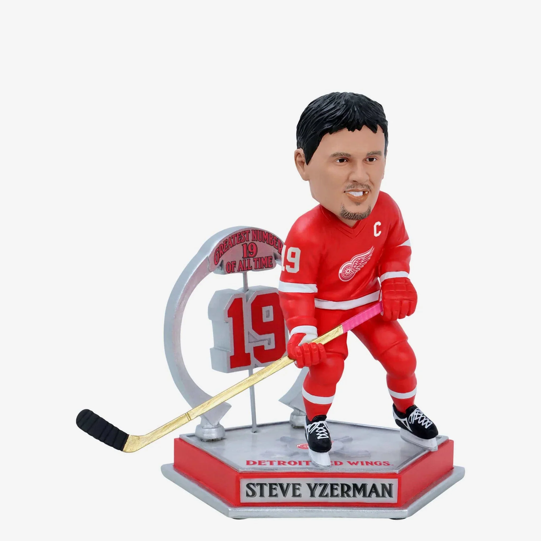 Steve Yzerman Detroit Red Wings Legendary Number 19 NHL Bobblehead